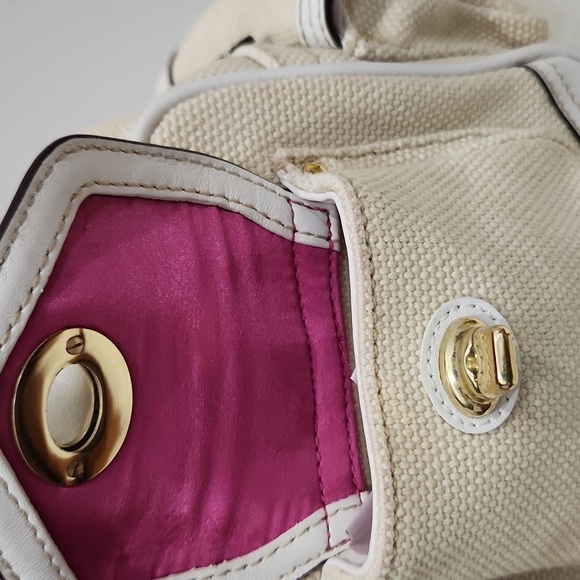 🔹️Coach🔹️ | Vintage 2004 Small Cotton Twill Gallery Canvas  Satchel - Picture 4 of 16